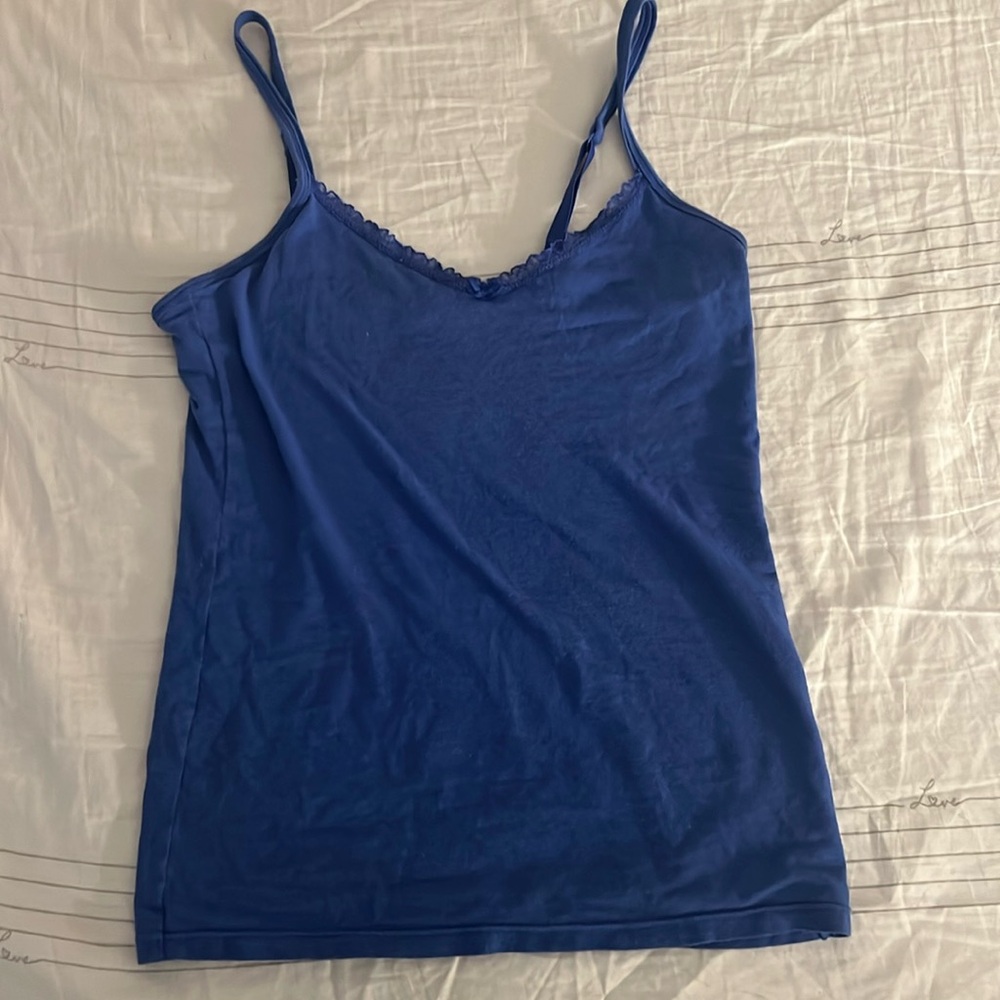 Blue tank top